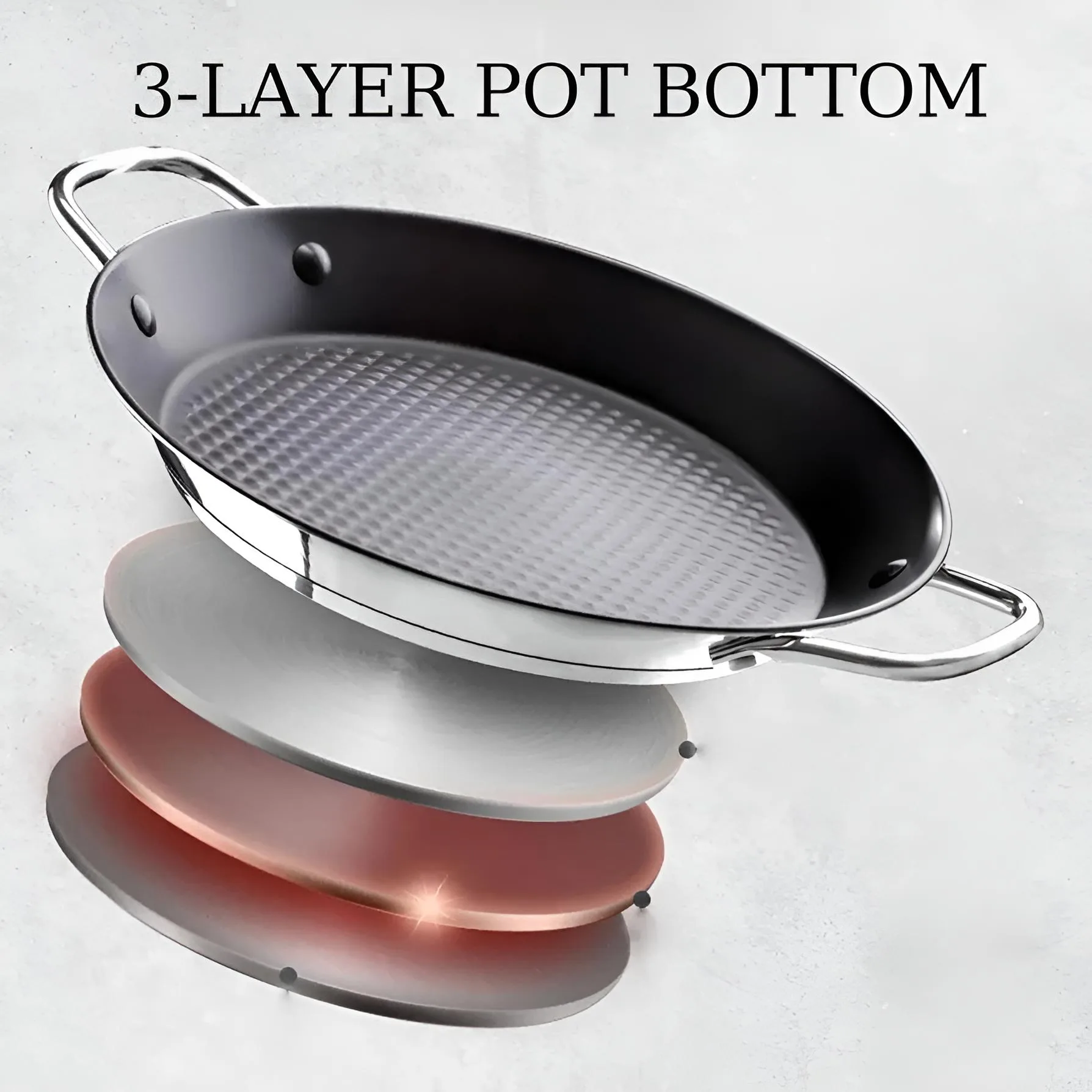 3 Leyer ss Nonestick Multipan - Image 3