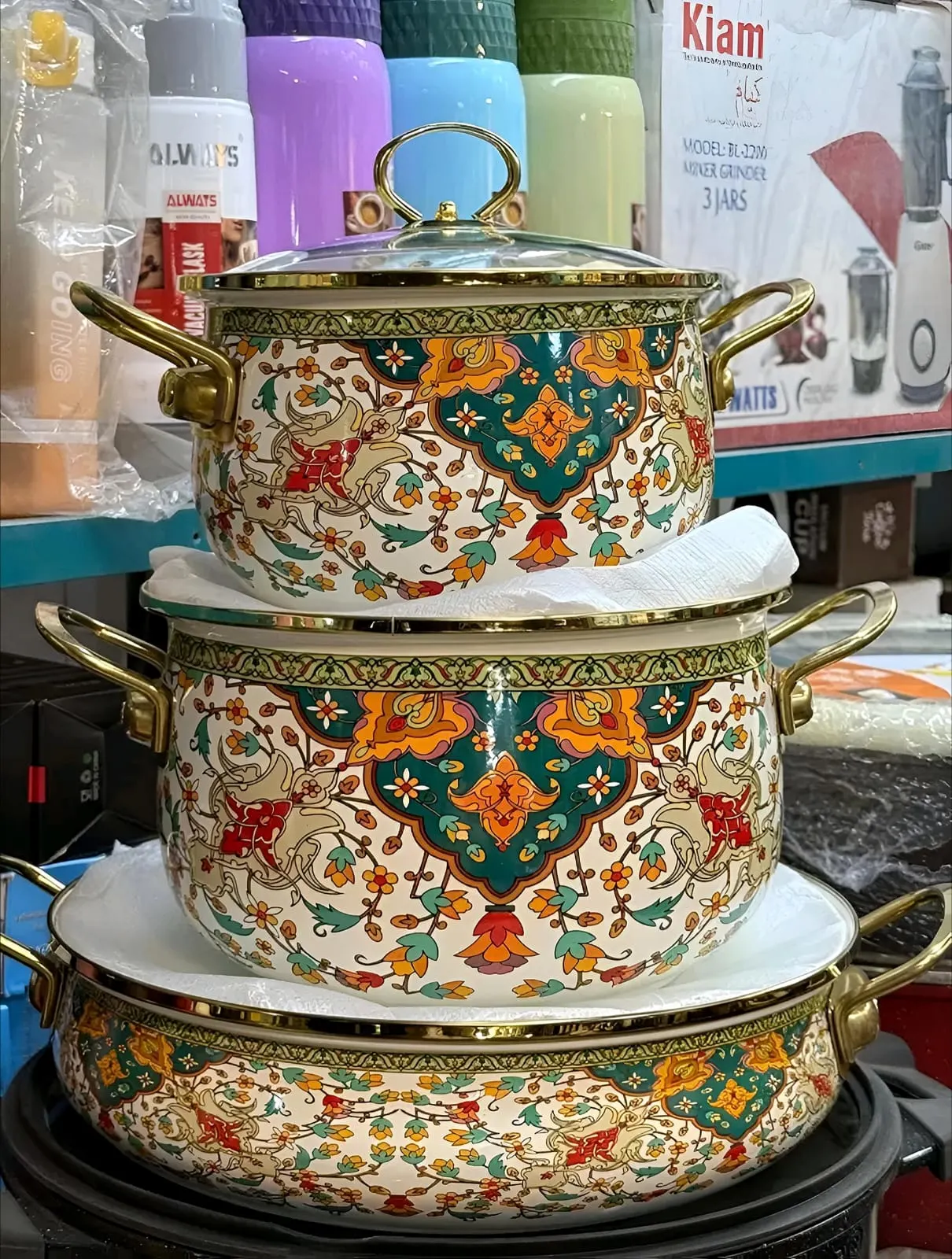 3pc Enamal casserole set-3 - Image 2