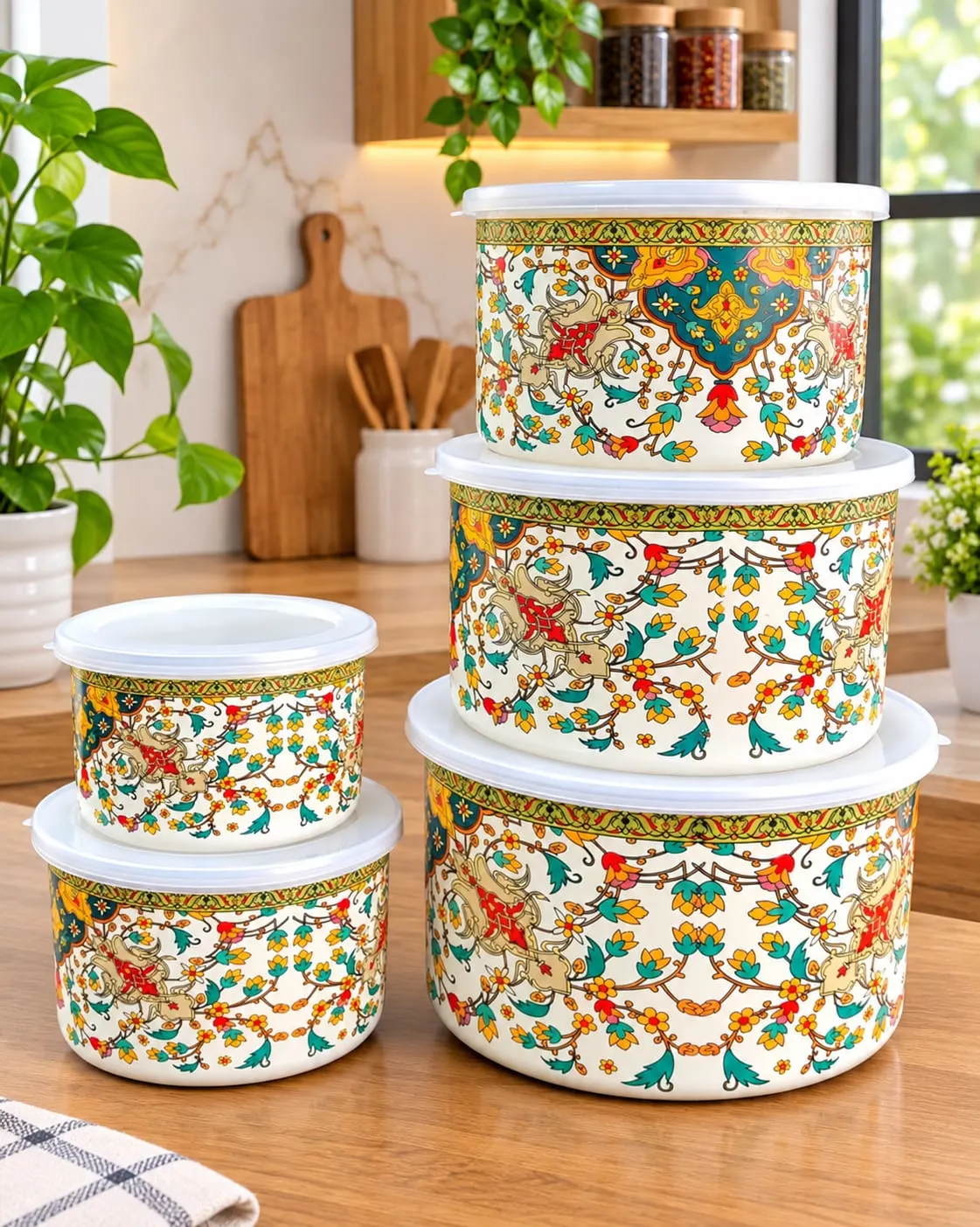 5pc Enamal Bati set 2