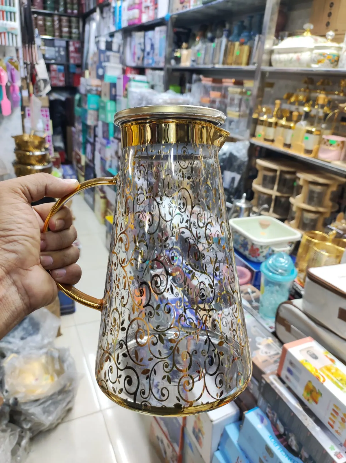 Premium quality Jug with golden print-2 - Image 2